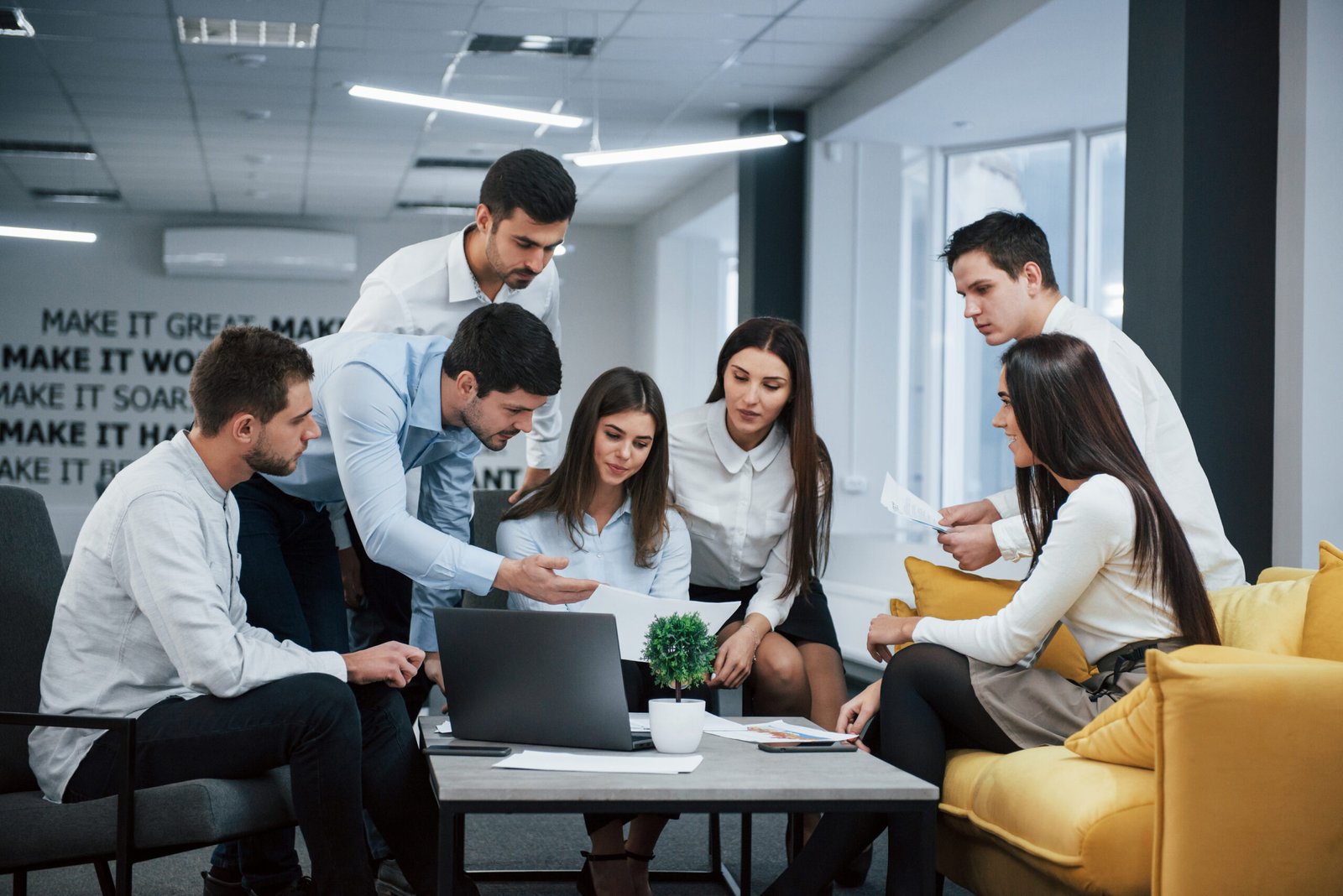 Raise Solutions team at office — security solutions Vijayawada