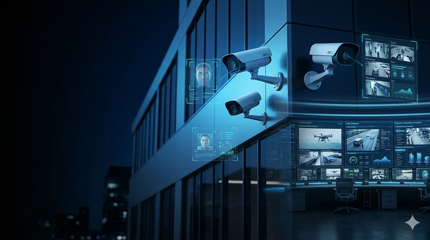 AI smart surveillance cameras with face recognition by Raise Solutions Vijayawada