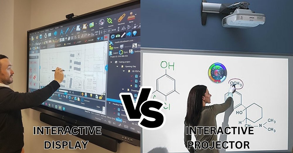 Interactive Flat Panel vs Projector for Schools