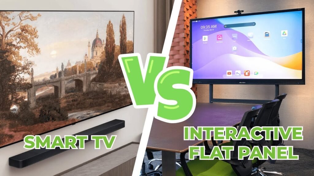 Interactive Flat Panel vs Smart TV 